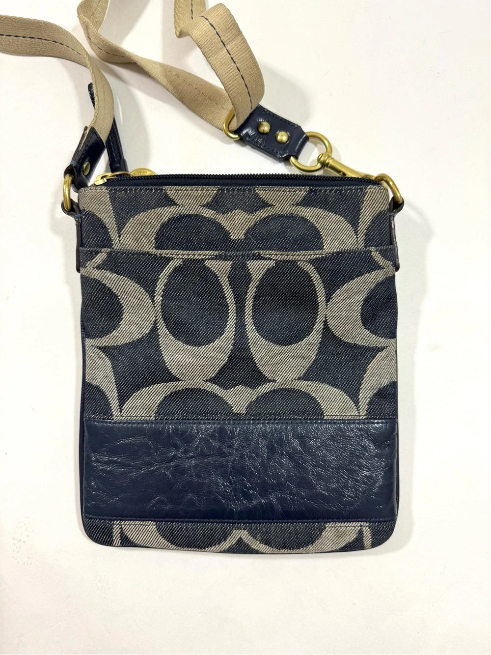Coach signature denim